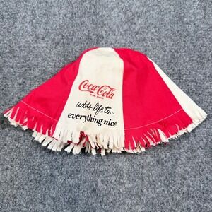 Vintage Coca-Cola Adds Life To Everything Nice Bucket Hat Unisex L Red White